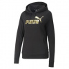 Puma ESS+ Metallic Logo Hoodie | 4065453125003 | Čierna | M