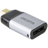 Dicota D32046 USB-C® / DisplayPort adaptér [1x USB-C® zástrčka - 1x zásuvka DisplayPort] strieborná 8K UHD, s nabíjacou zásuvkou; D32046