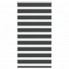 vidaXL Zebra roleta čierna 80x100 cm šírka látky 75,9 cm polyester 4014205