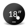 Evans EMAD Resonant Bass Black Priemer blany: 18