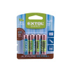 baterie alkalické, 4ks, 1,5V AA (LR6) (Extol energy 42011)