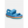 Detské šľapky Crocs CROCBAND CRUISER RICRAC SANDAL K 211028 211028.CROCS.CROCBAND.C modrá EUR 32/33