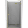 Mexen, Mexen Lunar L pravé otočné sprchové dvere 110 cm, transparentné, brúsené zlaté - 834L-110-000-55-00-P