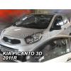 Deflektory - Kia Picanto 3-dvere 2011-2017 (predné)