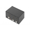 Digitus DS-12860 konzolový (KVM) přepínač Černá
