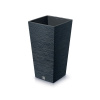 PROSPERPLAST Kvetináč FURU SQUARE 29,5cm antracit