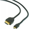 GEMBIRD Kabel HDMI - HDMI Micro 1,8m (v1.3, M/M, stíněný, zlacené kontakty) CC-HDMID-6