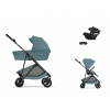 CYBEX Melio Carbon + Cot Travel Set B2 i-Size stormy blue 2026