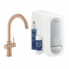 Grohe Blue Home - Drezová batéria s chladiacim zariadením a filtráciou, kefovaný Warm Sunset 31455DL1