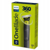 Holiaci strojček Philips OneBlade s 360° čepeľou a 3 nástavcami na strnisko QP2724/23