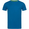 STEDMAN ACTIVE 140 CREW NECK / Pánske športové tričko so vzorom - king blue S