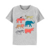 CARTERS CARTER'S Tričko Grey Animals chlapec 9 m, vel. 74