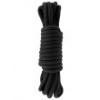 Čierne bavlnené lano na bondage Hidden Desire 5 m