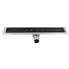 Gelco MANUS BLACK nerezový sprchový kanálik s roštom ONDA, 850x130x55 mm SPH GMO14B