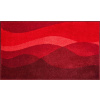 GRUND HILLS - Kúpeľňová predložka červená 70x120 cm