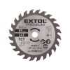 EXTOL PREMIUM Kotouč pilový s SK plátky, Ř89 x 1,0 x 10 mm, 24T