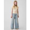 GAP Detské džínsy Low Rise stride wide-leg baggy Modrá 12