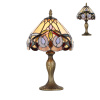 Stolná lampa Tiffany na nočný stolík Prezent 1705 vzor 21 Ø20*36