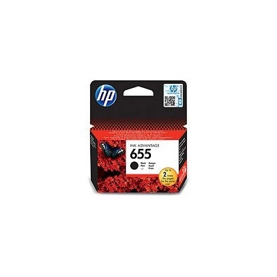 HP 655 Black Ink Cart, 14 ml, CZ109AE (550 pages) CZ109AE#BHK