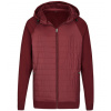 Miners mate Unisex hybridná bunda MY810 Burgundy XL