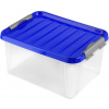 Heidrun Plastový úložný box s vekom Clip box 14l