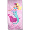 RÝCHLOSCHNÚCI RUŽOVÝ UTERÁK BARBIE MORSKÁ PANNA PRINCEZNÁ 70x140