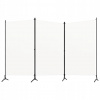 vidaXL s 3 panelmi krémovo biely 260x180 cm
