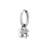 Single náušnice Brosway Chakra BHKE133- 1 Ks Chakra Dámske chirurgická oceľ 316L Ródium strieborná Zirkón 17 mm