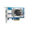 QNAP QXG-10G2T Síťová rozšiřující karta pětirychlostní sítě 10 GbE, dvouportová 10GBASE-T pro PC/NAS