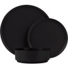 BERLINGERHAUS Jedálenská sada tanierov Matte Black Collection 18 ks