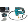 Kompresor - Makita MP100 -Do -bezplatný kompresor 0 L 8.3 Bar (Makita MP100DZ kompresora + napájací zdroj 4.0AH)