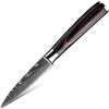 IZMAEL Kuchynský nôž Blade Paring/Čierna/Hnedá 10 cm