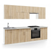 Casarredo Kuchyně FELIPE 250 bílá/dub sonoma
