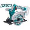 Pila kotoučová AKU, 140mm, 20V Li-ion, 2000mAh, industrial - bez baterie a nabíječky TOTAL-TOOLS