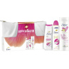 Dove Awaken Dove Advanced Care Replenishing sprchový gél pre suchú pokožku 225 ml + Dove Advanced Care Go Fresh osviežujúci dezodorant pre ženy 150 ml + Dove Glowing Care výživné telové mlieko pre žen