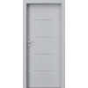 PORTA Doors SET Rámové dvere LINE, vzor E.1, farba Sivá euroinvest +zárubeň+kľučka PD-LINE-E1-SEDA