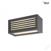 SLV BOX_L, LED venkovní nástěnné a stropní nástavbové svítidlo, antracit, IP44, 3000K, 19W 1002035