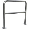 VISO BAR420GALFIX Oceľové bezpečnostné zábradlie so základovou doskou (Ø x v) 40 mm x 1000 mm; BAR420GALFIX