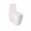 Kludi Resa S WC kombi misa, vario odpad, Rimless, Spiralflush, lesklá biela 27WCB0143