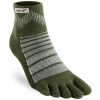Injinji Outdoor Midweight Mini Crew Wool unisex prstové ponožky Barva: Forest, Velikost: S