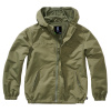 Dětská bunda Summer Windbreaker Frontzip, Brandit, olivová, 122/128