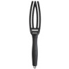 OLIVIA GARDEN Finger Brush Black kefa na vlasy masážna 4-radová malá