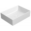 GSI KUBE X keramické umývadlo na dosku 50x37 cm, biela ExtraGlaze SPH 942911