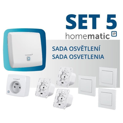 NoName Homematic IP Rozšířená startovací sada - osvětlení a stmívání HmIP-SET5