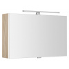 Sapho CLOE galérka s LED osvetlením, 80x50x18cm, brest Bardini SPH CE080-0013