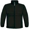 B&C Větrovka bez podšívky, dětská COT01095000265-black Černá 12-14