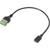 Renkforce USB 2.0 káblový adaptér [1x micro USB 2.0 zásuvka B - 1x svorkové spojenie] RF-6443958 PVC plášť; RF-6443958