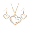 Súprava náhrdelník s náušničkami HEART