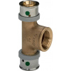 Viega T-kus 25 x 3/4 x 25 bronz / lesklý (DWZ) Trubková spojka