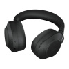 Jabra Evolve2 85, UC Stereo Slúchadlá s mikrofónom Káblový a bezdrôtový Pres hlavu Kancelária / call centrum USB Typ-A Bluetooth Čierna (28599-989-989)
